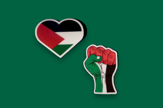 Mini Stickers Palestine Heart/ Resistance Fist